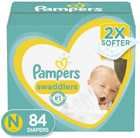 pampers swaddlers size newborn|pampers newborn diapers 84 count.